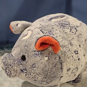 Blue Pig Plush Coin Bank 10" Stuffed Animal Piggy Bank